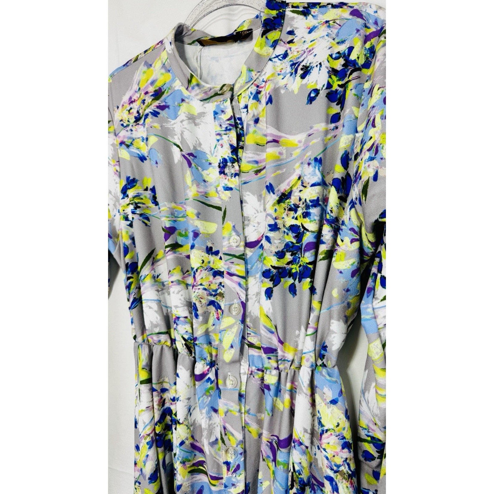 Annah Hariri Grey Sunshine Modest Floral Maxi Dress 18 — image 7 of 8